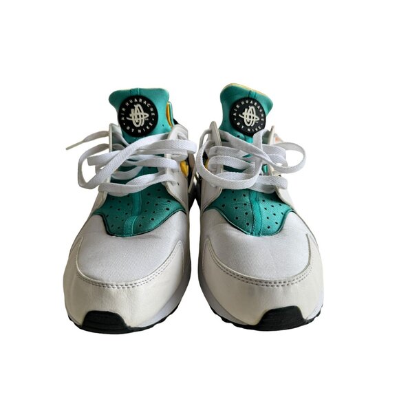 Nike Air Huarache White Turquoise Gold - Picture 4 of 15